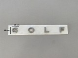 Emblema GOLF Nichel 18mm Plastic Autoadeziva