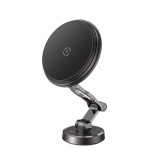 Suport Auto pentru Apple, 360&deg; Rotation, LED Ambient Light, Magnetic Grip - Acefast (D33) - Black