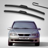 Cumpara ieftin Set 2 Ștergătoare Parbriz Hibrid Dedicate Opel Vectra B (1995-2002), Prindere Hook (C&acirc;rlig)