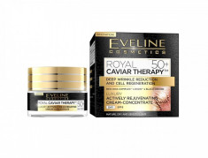 Crema concentrata de intinerire Eveline Cosmetics Royal Caviar Therapy 50+ 50ml foto