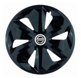 Cumpara ieftin Set 4 capace roti Creative REY&reg;, potrivite jantelor de R15, pentru Nissan, model roco negru, Autohelix MSA