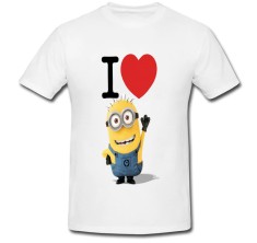 Tricou &amp;quot; I love Minion &amp;quot; foto