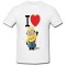 Tricou &quot; I love Minion &quot;