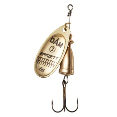 Linguri&Aring;&pound;a rotativa DAM Effzett Executor NR.4/8g Gold