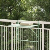 vidaXL Masă Suspendată pentru Balcon Verde mente 60 x 39 x 65 cm Oțel 42008072