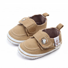Pantofiori bebelusi crem - Baby sailor (Marime Disponibila: 9-12 luni (Marimea... foto