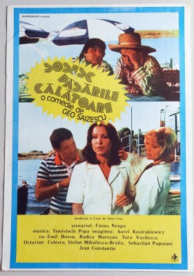 Sosesc pasarile calatoare - afis film romanesc, Romaniafilm 1984, Epoca de Aur foto