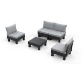 Elements III 4 seater set de mobilier de grădină grafit