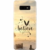 Husa silicon personalizata pentru Samsung Galaxy S10 Lite, Believe In Yourself