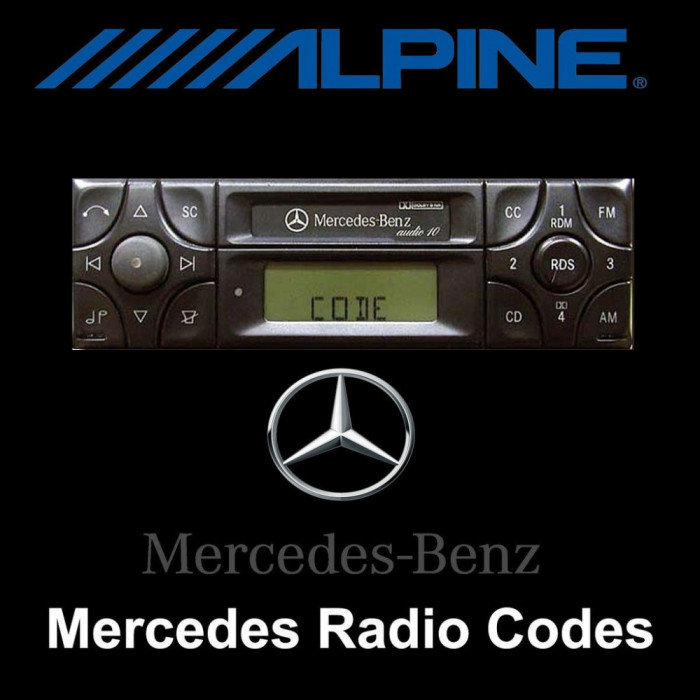 Cod decodare deblocare PIN Casetofoane Radio ALPINE Mercedes-Benz Chrysler