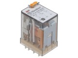 Releu electromagnetic DPDT 48VAC, 10A, pentru soclu