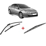 Cumpara ieftin Set 3 stergatoare RENAULT LAGUNA III (BT0/1) 2007-2015, pentru parbriz si luneta, Valeo Silencio
