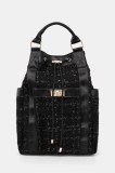 Morgan rucsac 2TAC femei, culoarea negru, mic, neted, 2TAC