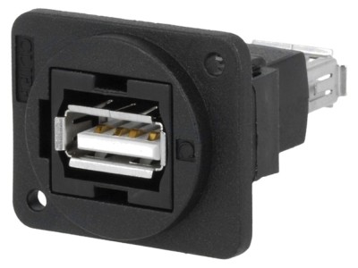 Conector adaptor USB A soclu USB 2.0 foto
