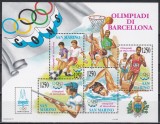 San Marino 1992 - Jocurile Olimpice - Barcelona, Bloc, MNH, Nestampilat