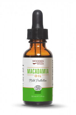 Ulei de Macadamia, bio, 30ml, Wooden Spoon foto