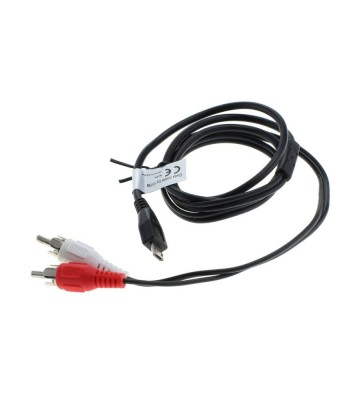 Cablu muzica compatibil cu Micro USB - RCA foto