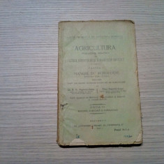 AGRICULTURA- p. I - Manual de AGROLOGIE - N. O. Popovici-Lupa - 1928, 240 p.