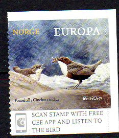 NORVEGIA 2019, Fauna, Pasari, EUROPA CEPT, serie neuzata, MNH foto