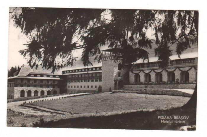 CPIB 19546 CARTE POSTALA - POIANA BRASOV. HOTEL TURISTIC, RPR