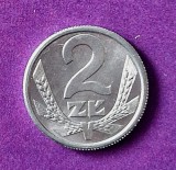 Polonia 2 Zlotys 1989 zloti _ y #80.3 _ moneda necirculata UNC