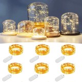 Set de 6 instalatii decorative Redefun, 20 LED-uri, alb cald, 2 m