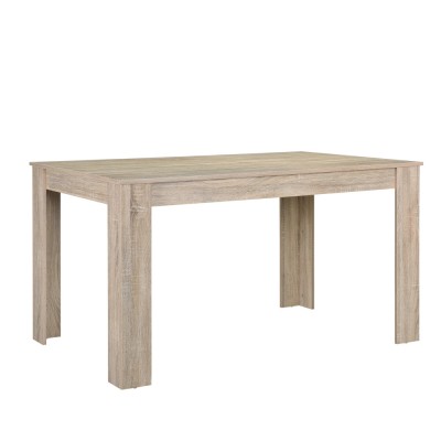 Set Alma EHTDG masa cu 6 scaune maro deschis/gri inchis/negru [en.casa] HausGarden Leisure foto