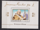 POLONIA 1983 PAPA MI. BL.91 MNH