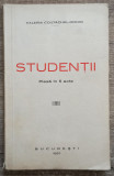 Studentii - Valeria Costachel-Donici// 1937, dedicatie si semnatura, Alta editura