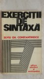 Silviu Gh. Constantinescu &ndash; Exercitii de sintaxa, 1977