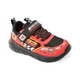 Pantofi sport SKECHERS rosii, SKECH TRACKS, din material textil