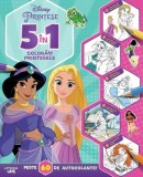 Disney. Prințese. 5 &icirc;n 1. Colorăm prințesele - Paperback brosat - Disney - Litera mică