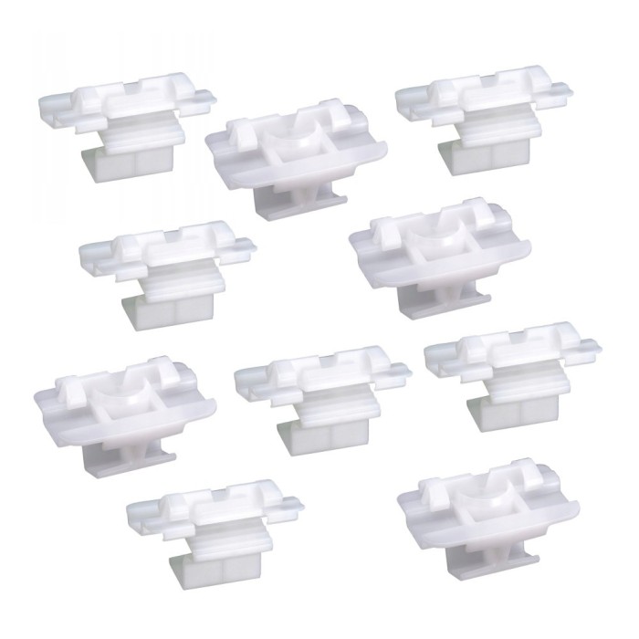 Set 10 clipsuri ornament Mercedes Clasa S (W222), ornamente praguri exterioare