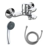Baterie de cada cu furtun de 1.5m si para de dus inclusa