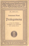 I Kant Prolegomena (in germana) Ph Reclam fara data