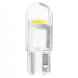 Bec LED Standard Clear White T10 W5W 12V alb, set 100 bucati in punga foliata, marca AMiO, iluminare auto tip T10 W5W LED