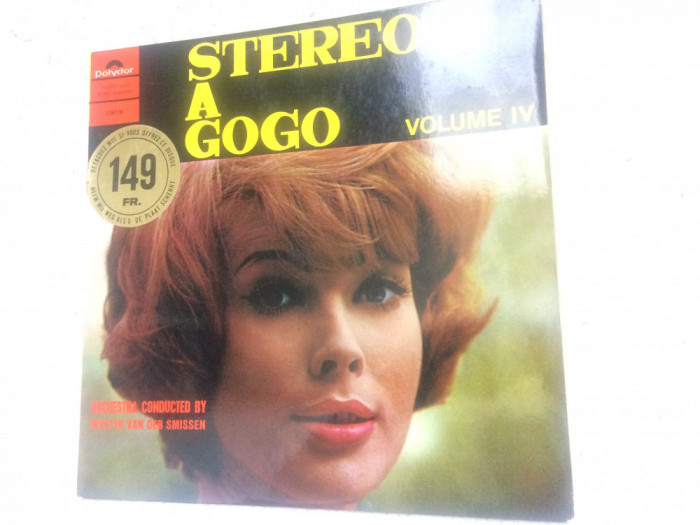 Stereo A Gogo Vol IV Walter van der Smissen Orchestra disc vinyl muzica pop VG+