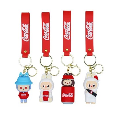 Breloc surpriza Labubu The Monsters Coca Cola editie limitata foto
