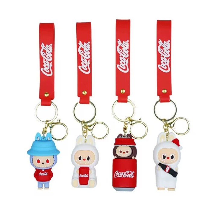 Breloc surpriza Labubu The Monsters Coca Cola editie limitata