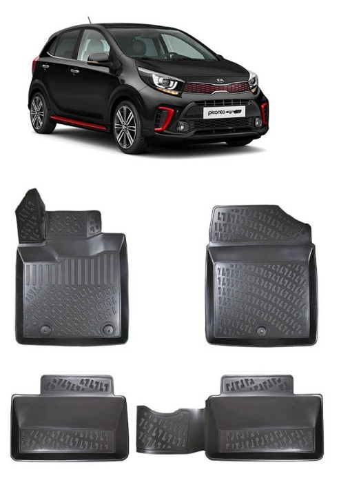 Set Covorase Auto Cauciuc Umbrella Pentru Kia Picanto III 2017-2022