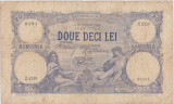 ROMANIA 20 LEI Noiembrie 1921 F