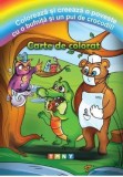 Coloreaza si creeaza o poveste cu o bufnita si un pui de crocodil! Carte de colorat