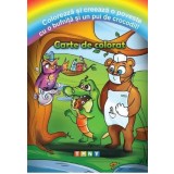 Coloreaza si creeaza o poveste cu o bufnita si un pui de crocodil! Carte de colorat - Editura Ars Libri