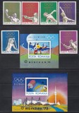Romania 1972, LP. 797,798,799 - J.O. M&uuml;nchen, Serie + Colita DT + Colita NDT, SET COMPLET, MNH