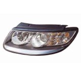 Far Hyundai Santa FE (CM) 04.2006-06.2009 TYC partea Stanga, tip bec H7+H7 fara motoras, reglaj electric