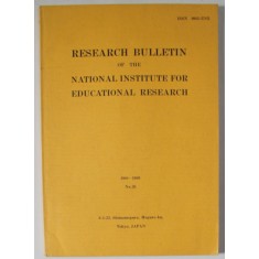 RESEARCH BULLETIN OF THE NATIONAL INSTITUTE FOR EDUCATIONAL RESEARCH , NO. 26 , 1988- 1989