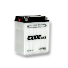 Baterie moto 12V 14Ah (YB14L-A2) pachet acid inclus Exide