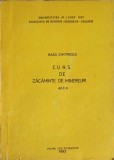 Curs de Zăcăminte Minereuri, Ed. II, Radu Dimitrescu, 1983, 323 pg, Geografie, Uzul Studenților