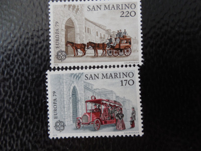 San Marino--Europa CEPT-serie completa-nestampilate foto