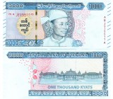 Myanmar Burma 1 000 1000 Kyats 2019 P-86 UNC